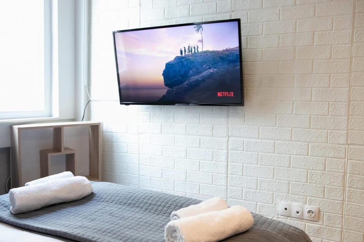 Cozy Modern Studio In Thessaloniki Apartamento Exterior foto